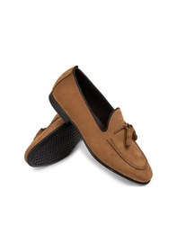 Resim Deery Hakiki Nubuk Taba Rengi Erkek Loafer - 01701mtbac17 Taba 