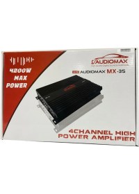 Resim Audiomax Amfi 4200W 4*70W Rms 4 Kanal Oto Amfi Yeni Pro Seri 