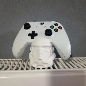 Resim ADD3D Harika Stormtrooper Oyun Kumandası Standı-Oyun Konsolu Standı-Star Wars Konsol Standı-Jedi Oyun Kolu 