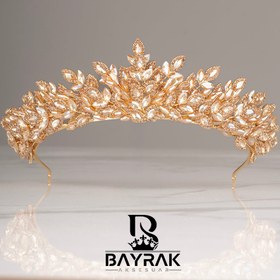 Resim SULTAN’s 995 | 3 Boyutlu Kına Tacı - Gold 