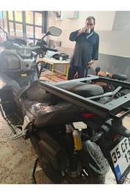 Resim Hünkar Motomotiv RKS FRECCİA PİZZA KIZAKLI ÇANTA DEMİRİ 