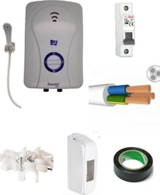 Resim Ideal Elektrıklı Şohben 3mt Kablolu Tam Takım Set 