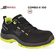 Resim Swolx Combo-x 100 S3 Kompozit Burun İş Ayakkabısı Siyah 