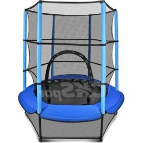 Resim Çocuk Trambolini, 140 Cm, Güvenli ve Dayanıklı Zıplama Eğlencesi 