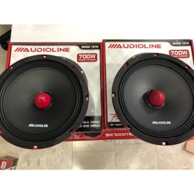 Resim Str-Audioline Ad-88 , Ad-84 Pro 20 cm Çifti 1400 Watt Profosyonel Midrange 