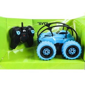 Resim Uzaktan Kumandalı Mavi Taklacı Araba 