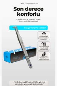 Resim Magic Lash Amazon 90 Mega Volume Profesyonel Premium Ipek Kirpik Cımbızı 