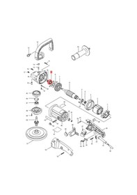 Resim Makita 9227C Rulman 6201 Ürün Kodu 211106-1 