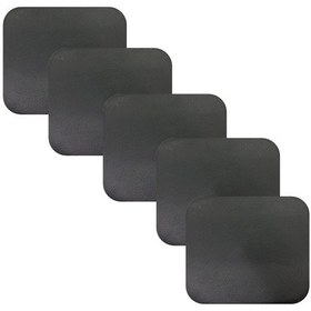 Resim Knsz oturma minderi 5 li artis&mutlu syh suni deri tel bar taburesi sandalyesi için 