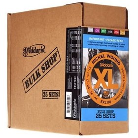 Resim D'Addario EXL110-B25 XL Nickel Elektro Gitar Teli - Regular Light (10-46) (25'li Paket) 