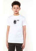 Resim Muse Band Metal Rock Music Müzik Baskılı Unisex Çocuk Beyaz T-Sh 