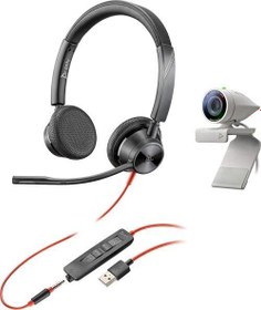 Resim Poly - Studio P5 Webcam with Blackwire 3325 Headset Kit 