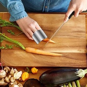 Resim Go İthalat 2li Metal Parmak Koruyucu Hızlı ve Güvenli Kesme Paslanmaz Çelik Koruyucu Aparat (5440) 