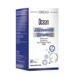 Resim Orzax Ocean Glukozamin Komplex Takviye Edici Gıda 60 Tablet 