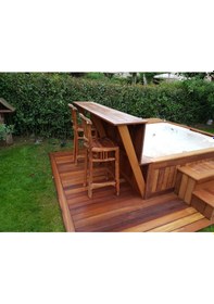 Resim Jakuzi Ahşap Platform 