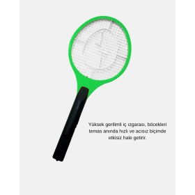 Resim Astraltech Pil ile Çalışan Elektronik Sinek Öldürücü - Çocuk ve Evcil Hayvan Dostu Tasarım 