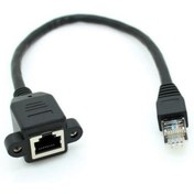 Resim Panel Montajlı Rj45 Ethernet Uzatma Kablosu 30Cm 