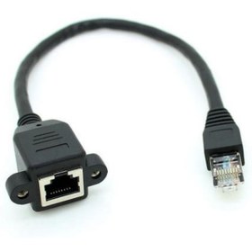 Resim Panel Montajlı Rj45 Ethernet Uzatma Kablosu 30Cm 