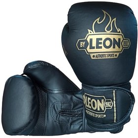 Resim Kogam Leon Blade Training Boks, Kick Boks Ve Muay Thai Eldiveni Siyah 