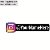 Resim [Özelleştirme] Özelleştirilmiş Instagram Çıkartmaları Kalıplı Özel Araba Çıkartması 