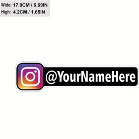 Resim [Özelleştirme] Özelleştirilmiş Instagram Çıkartmaları Kalıplı Özel Araba Çıkartması 