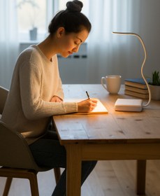 Resim KaraköyOnline USB Girişli esnek 3 Seviye Dokunmatik Usb Led Masa Çalışma Kitap Okuma Lambası Pc Gece Lambası 