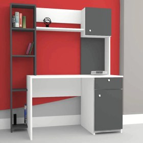 Resim Bicabin Estina Helen Dolaplı Raflı Çalışma Masası 