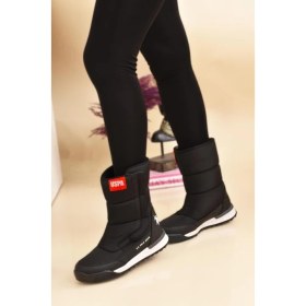 Resim U.S. Polo Assn. Clark 4Pr 101812631 Kadın Kar Botu Siyah 36-40 