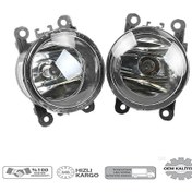 Resim Renault Scenic 2 Sol Sağ Ön Sis Farı Lambası Takımı 2004-2008 
