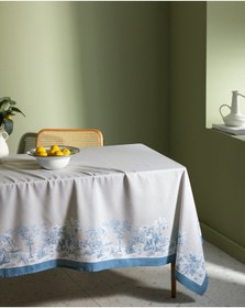 Resim Madame Coco Ravage Masa Örtüsü - Gri/mavi - 150x200 Cm 8684427278109 Gri 