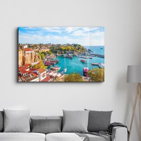 Resim Antalya | Cam Duvar Tablosu - XL (110x70 cm) 