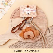 Resim Silver1 Peluş Bebek Aşk Düğmesi Çanta Kolye Sevimli Biblolar Bebek Çekicilik Küçük Kolye Anahtarlık (Yurt Dışından) 