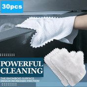 Resim 30 adet Mikrofiber Toz Temizleme Eldiveni - Çok Yönlü Islak ve Kuru Çift Kullanımlı, Kolay Toz Alma için Kolay Bez Eldiveni, Mutfak, Oturma Odası, Yatak Odası, Araba, Mobilya ve Pencere Temizliği için İdeal 