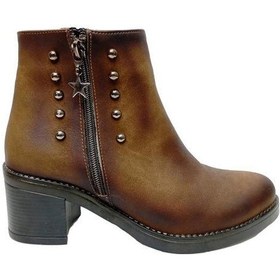 Resim Erbay 610 Nubuk Trend Fashion Kadın Bot Vizon 