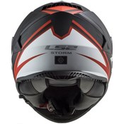 Resim Storm 2 Nerve Mat Siyah-kirmizi Kask 