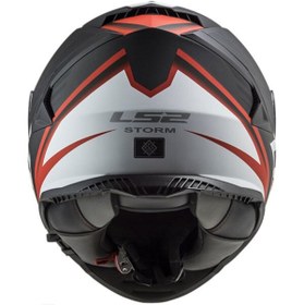 Resim Storm 2 Nerve Mat Siyah-kirmizi Kask 