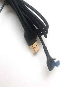 Resim LZYDD SteelSeries Rival 700 ve 710 Fare için 2 Metre Siyah USB Erkekten Erkeğe Oyun Fare Kablosu 