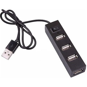 Resim 4 Port Usb Çoğaltıcı Çoklayıcı Hub Dişi Çoklama Switch 4862A 