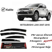 Resim Mitsubishi L-200 Cam Rüzgarlığı Mugen Tip Sunplex 2008-2015 Beyaztuning