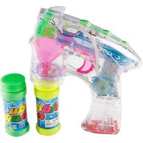 Resim Işıklı Pilli Köpük Baloncuk Tabancası 