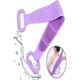 Resim Bunyon Silikon Çift Taraflı Banyo Sırt Kesesi 60 Cm 