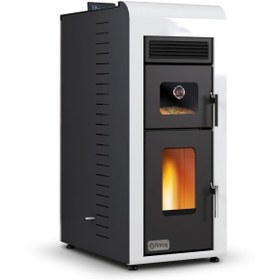 Resim Fimay Lina 14kW Fırınlı Sıcak Hava Üflemeli Pelet Sobası 