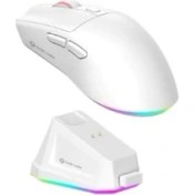 Resim Dark Alien X1 Light Tri Mode Wired Wireless Gaming Mouse Uyumlu PAW3311 59 Gram Şarj Istasyonu 