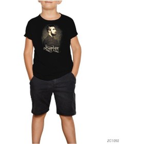 Resim Sagopa Kajmer Siyah Çocuk Tişört Siyah 