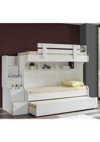 Resim Ranza, Su Yavrulu Ranza 3 Kapaklı Dolap + 3 Adet Comfort Yatak 90 X 190 CM 