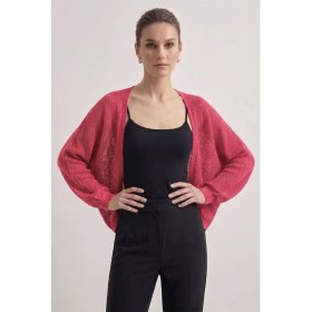 Resim Neden Tekstil Premium Ajurlu Ince Triko Bolero Hırka 