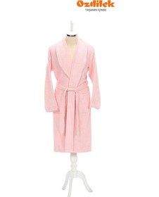 Resim Özdilek Tek Bornoz Şalyaka-colourist A.mercan Xl Beden Mercan 