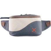 Resim Antrasit Krem Kanvas Unisex Göğüs ve Bel Çantası 