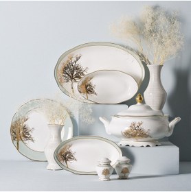 Resim Jumbo Daphne 12 Kişilik 60 Parça Bone Yemek Takımı 