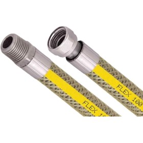 Resim SRC 100 cm Doğalgaz Ocak Fleksi - TS EN 14800 Standart Paslanmaz Çelik Hortum 